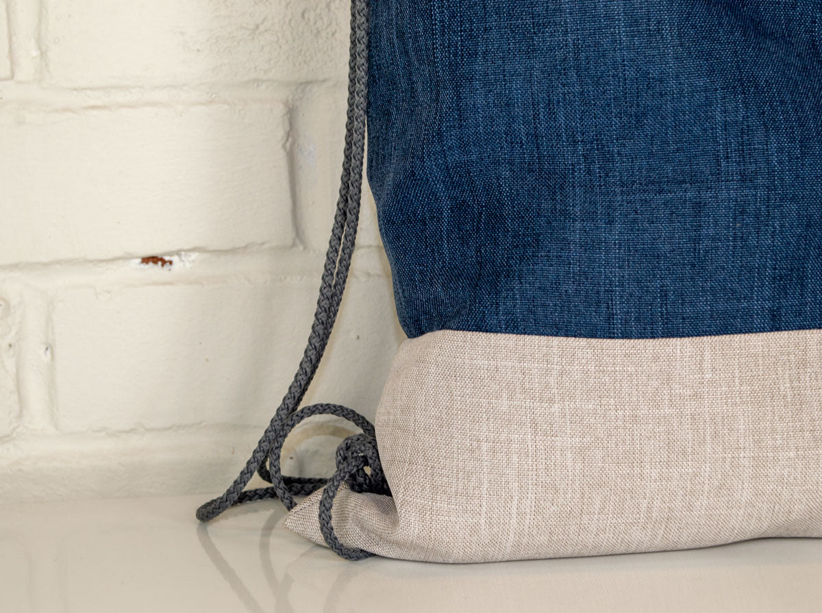 Baluchon Colorblock - Bleu foncé & Gris