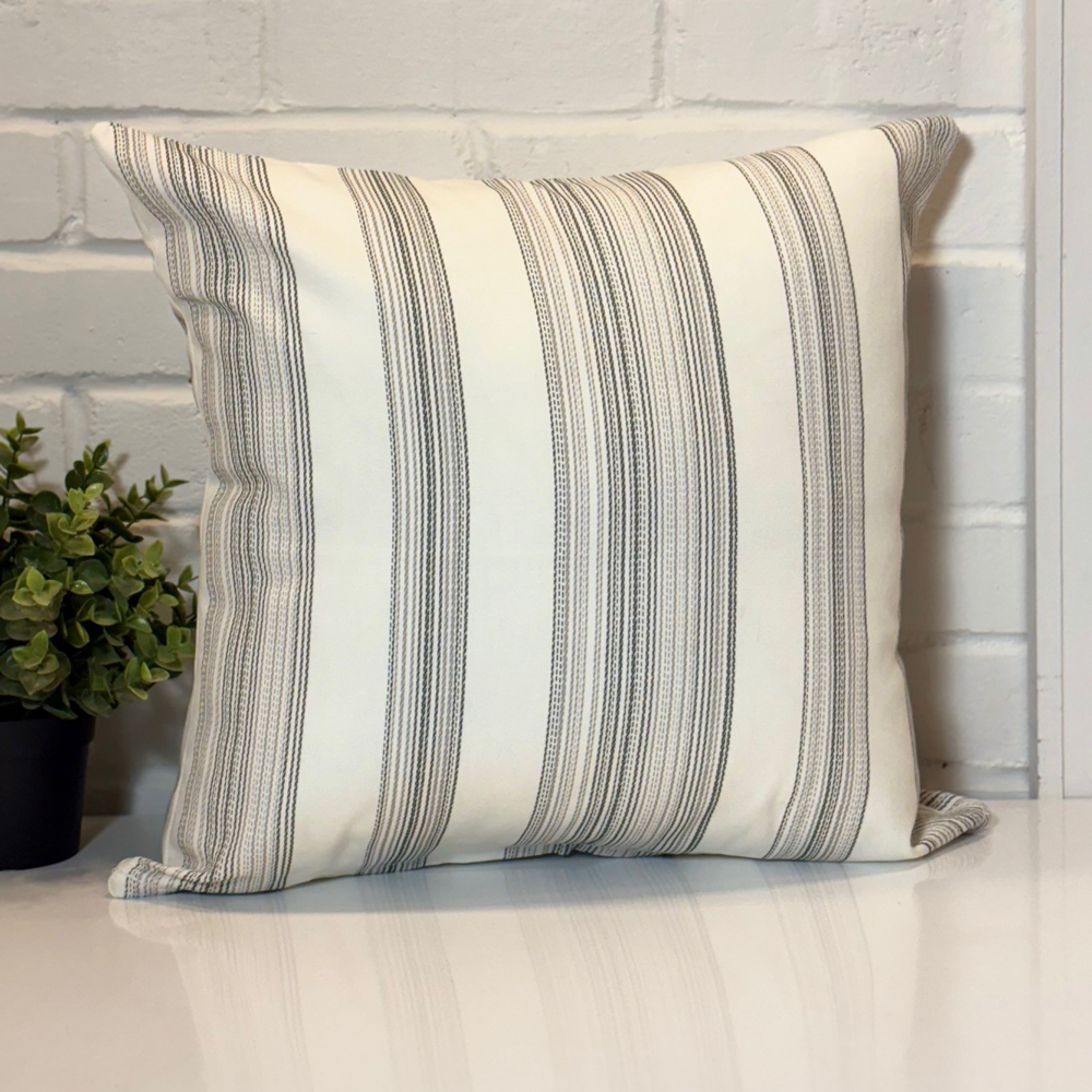 Housse de coussin Extérieur - Elis Gris
