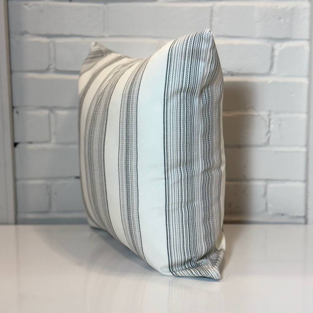 Housse de coussin Extérieur - Elis Gris