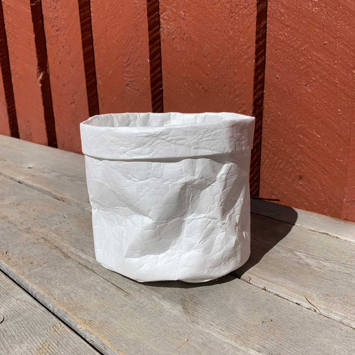 Cache-pot Tyvek - Blanc