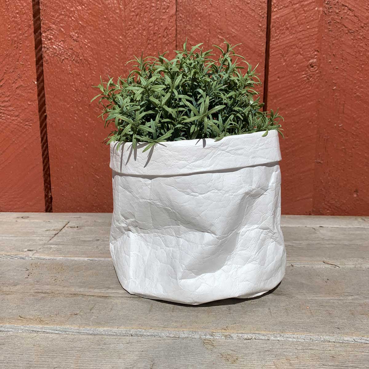 Cache-pot Tyvek - Blanc