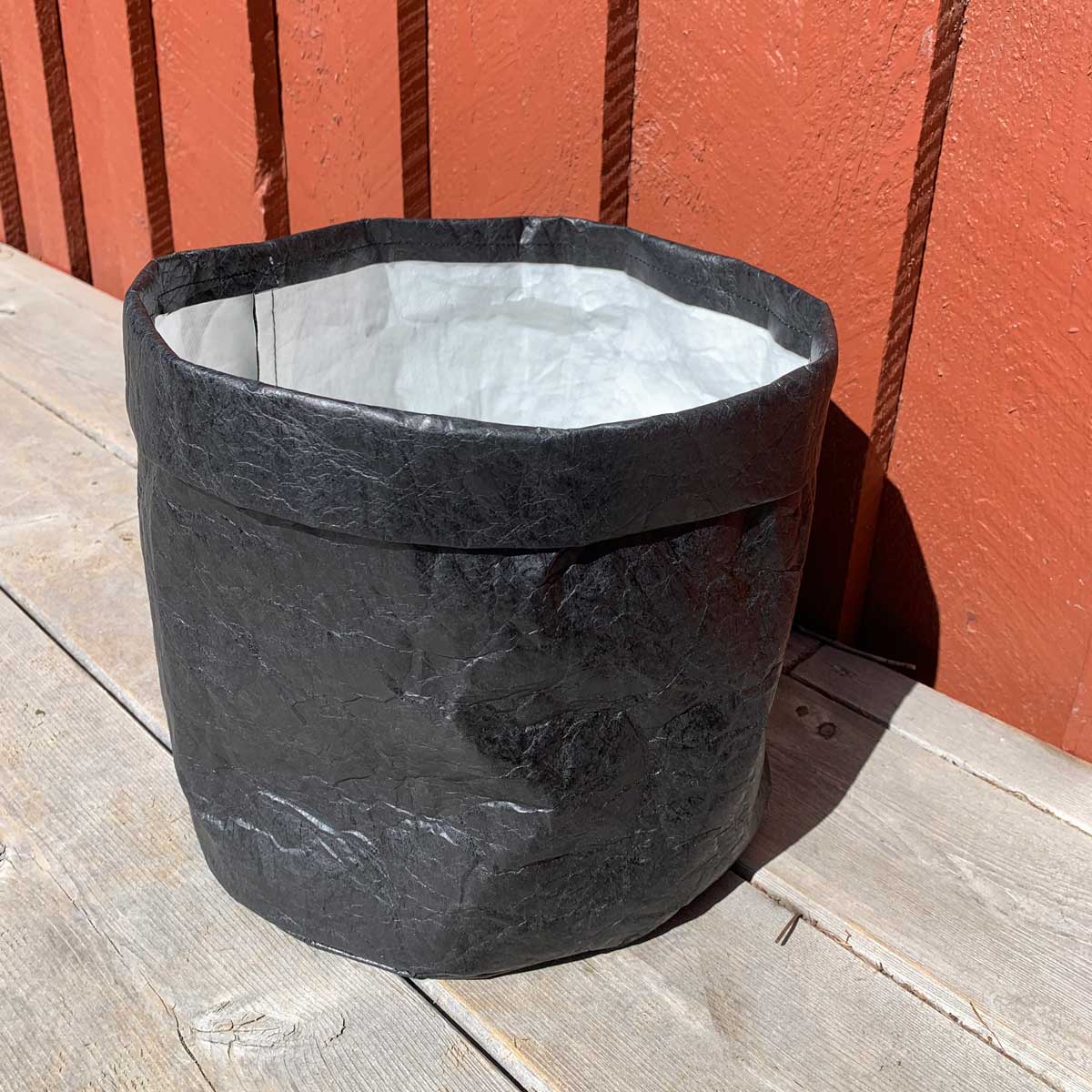 Cache-pot Tyvek - Noir