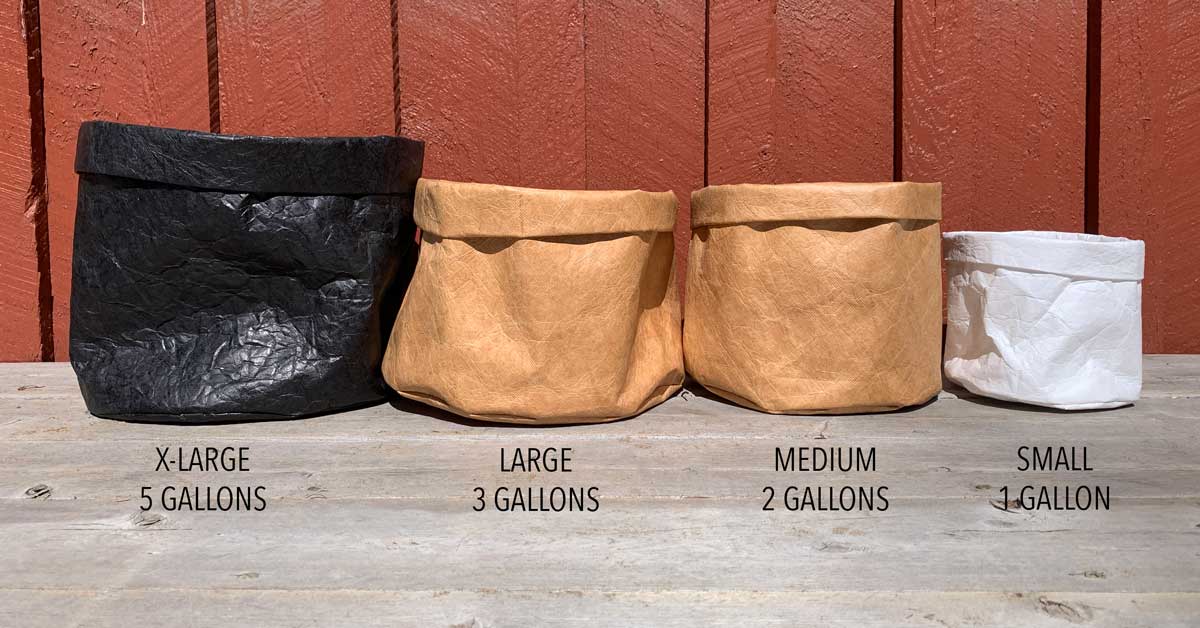 Cache-pot Tyvek - Naturel