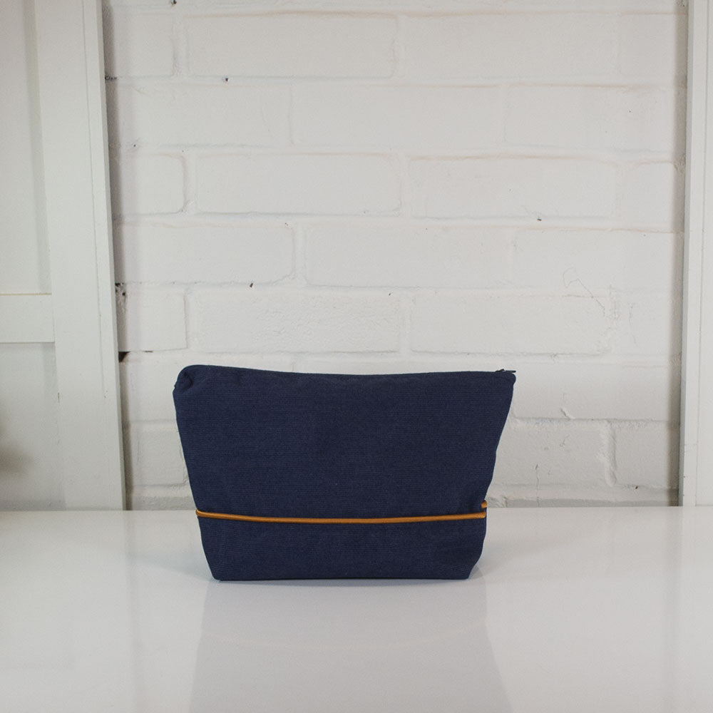 Trousse à cosmétiques - Bleu Caramel