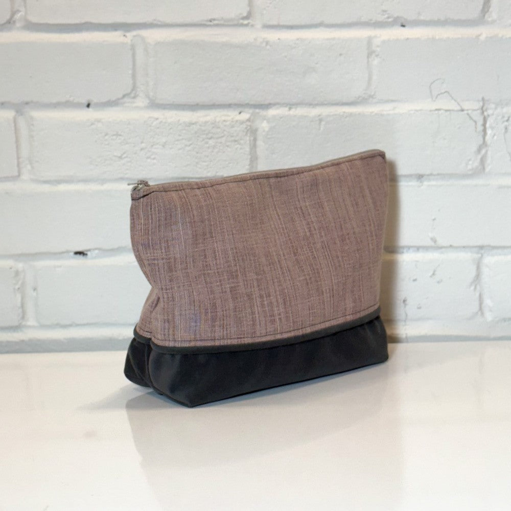 Trousse à cosmétiques - Rose et velours