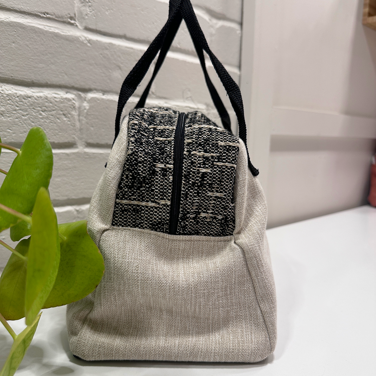 Sac à lunch modèle Bento - Linen Black