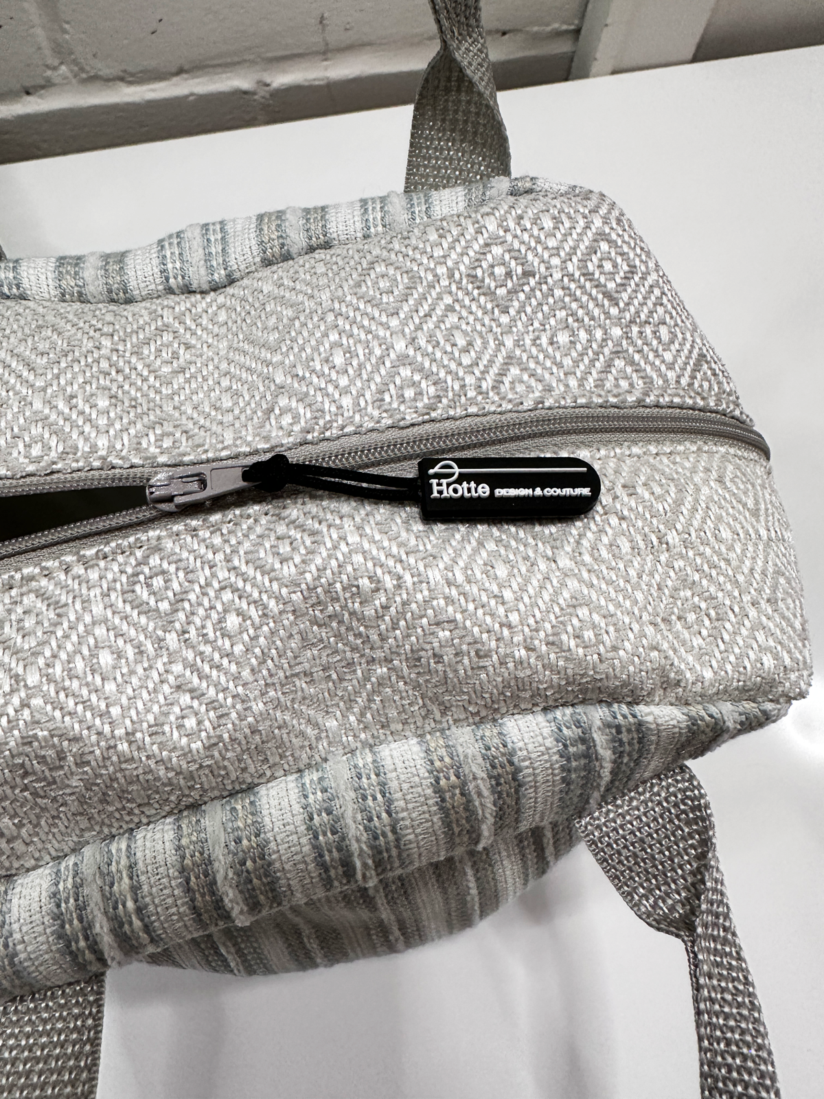 Sac à lunch modèle Bento - Losanges Rayés
