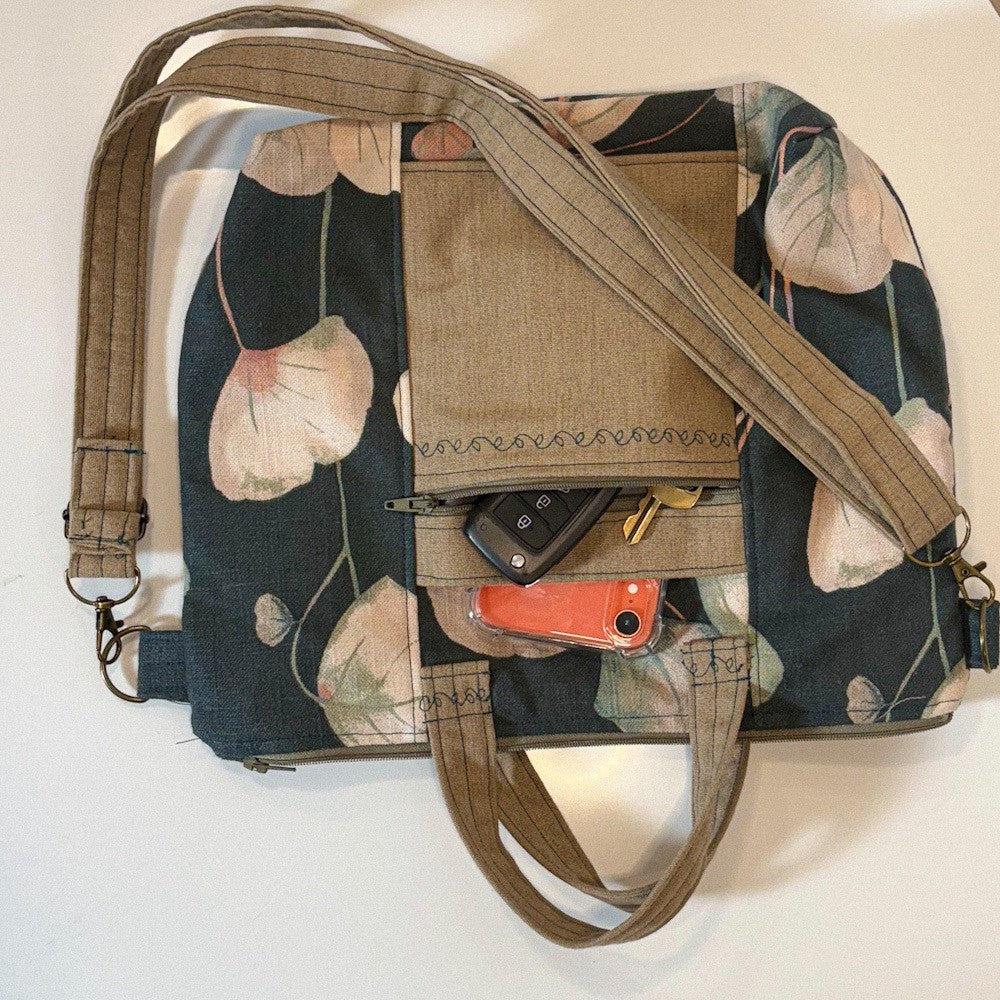 Sac à main modèle Tote bag - Fleurs Naturelles