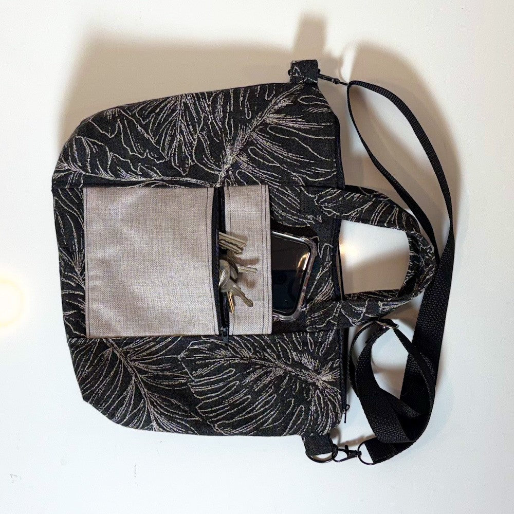 Sac à main bandoulière Monstera