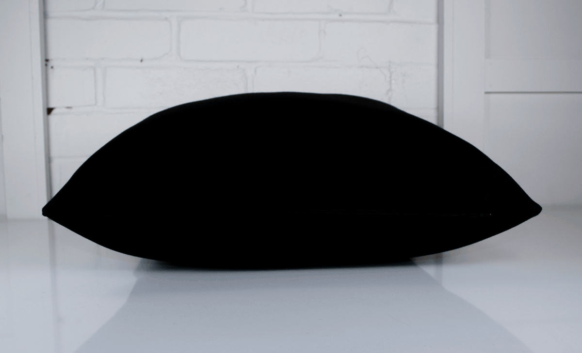 Housse de coussin Extérieur - Sunbrella Canvas Black