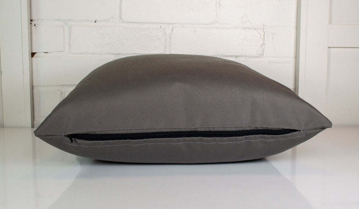 Housse de coussin Extérieur - Sunbrella Canvas Charcoal