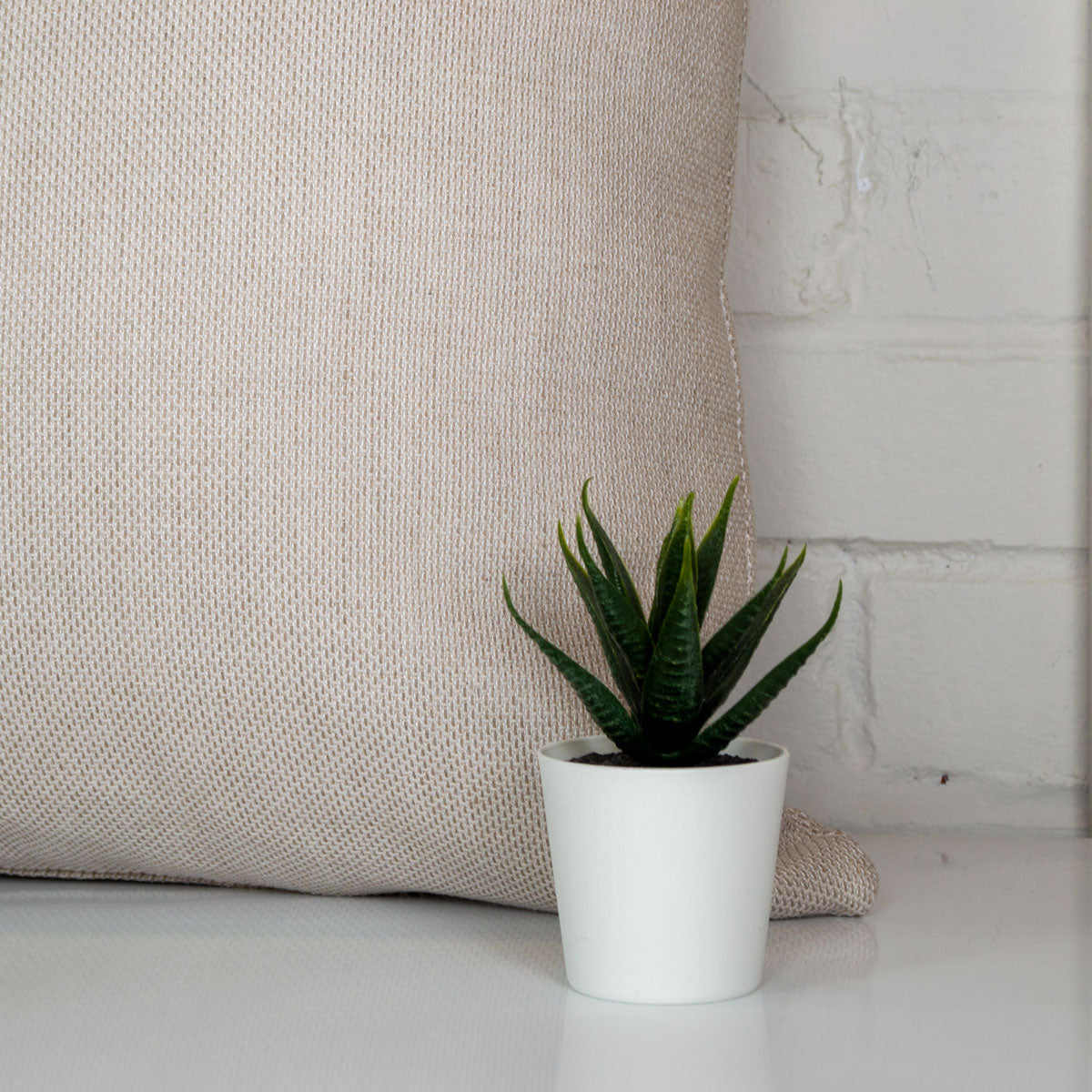 Housse de coussin Extérieur - Sunbrella Essential Flax