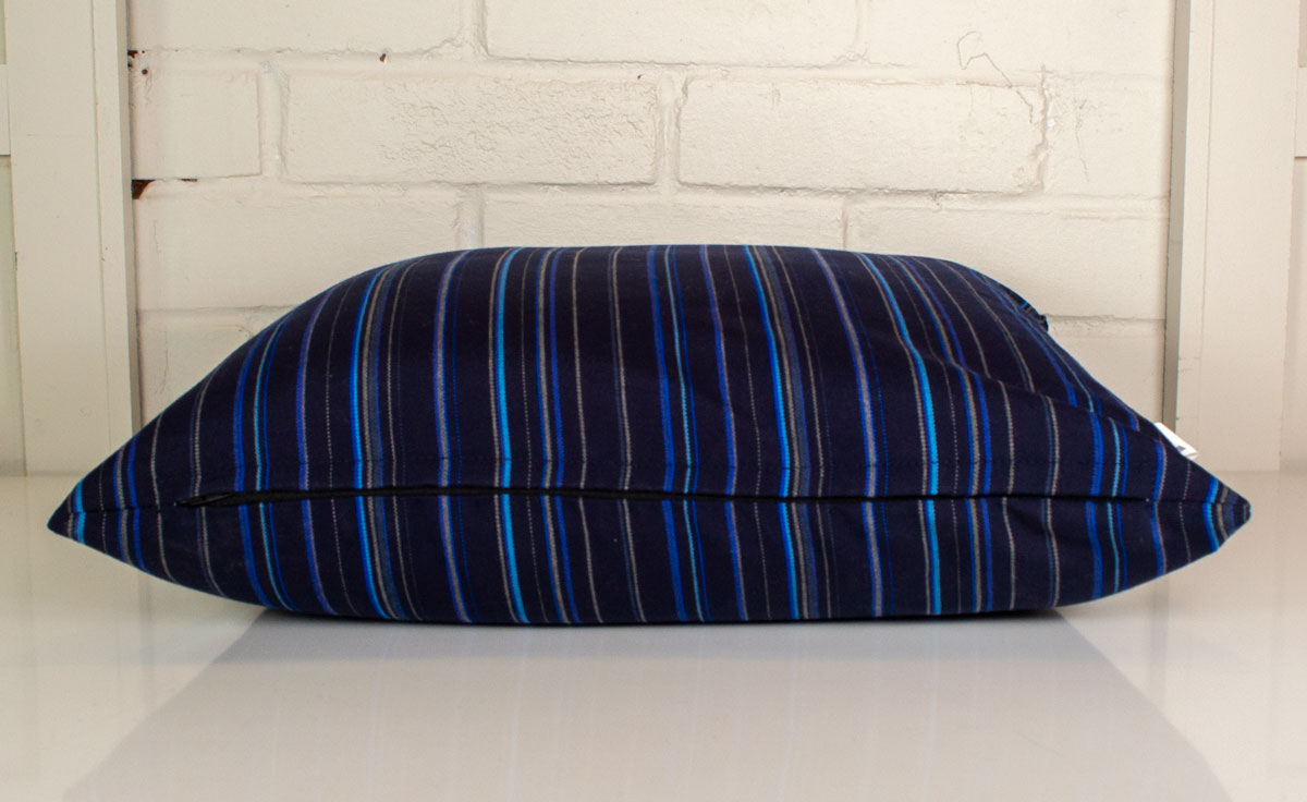 Housse de coussin Extérieur - Sunbrella Refine Indigo