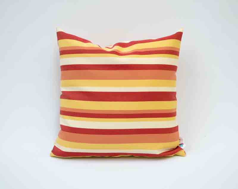 Housse de coussin Extérieur - Plage Orangée