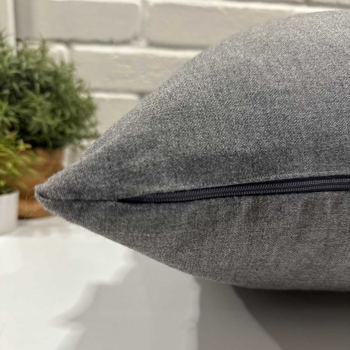 Housse de coussin Extérieur - Sunbrella Cast Slate