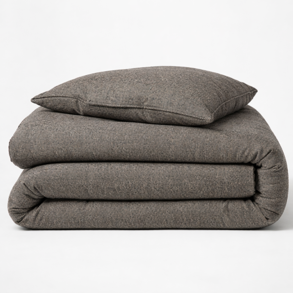 Housse de couette Peripheric Gris Taupe