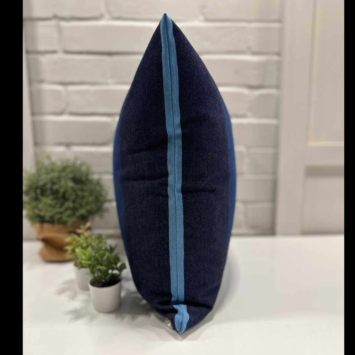 Housse de coussin Extérieur - Sunbrella Gateway Indigo