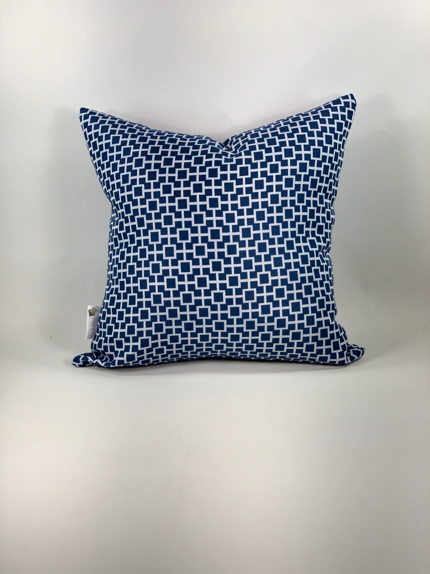 Housse de coussin - Cage Bleu