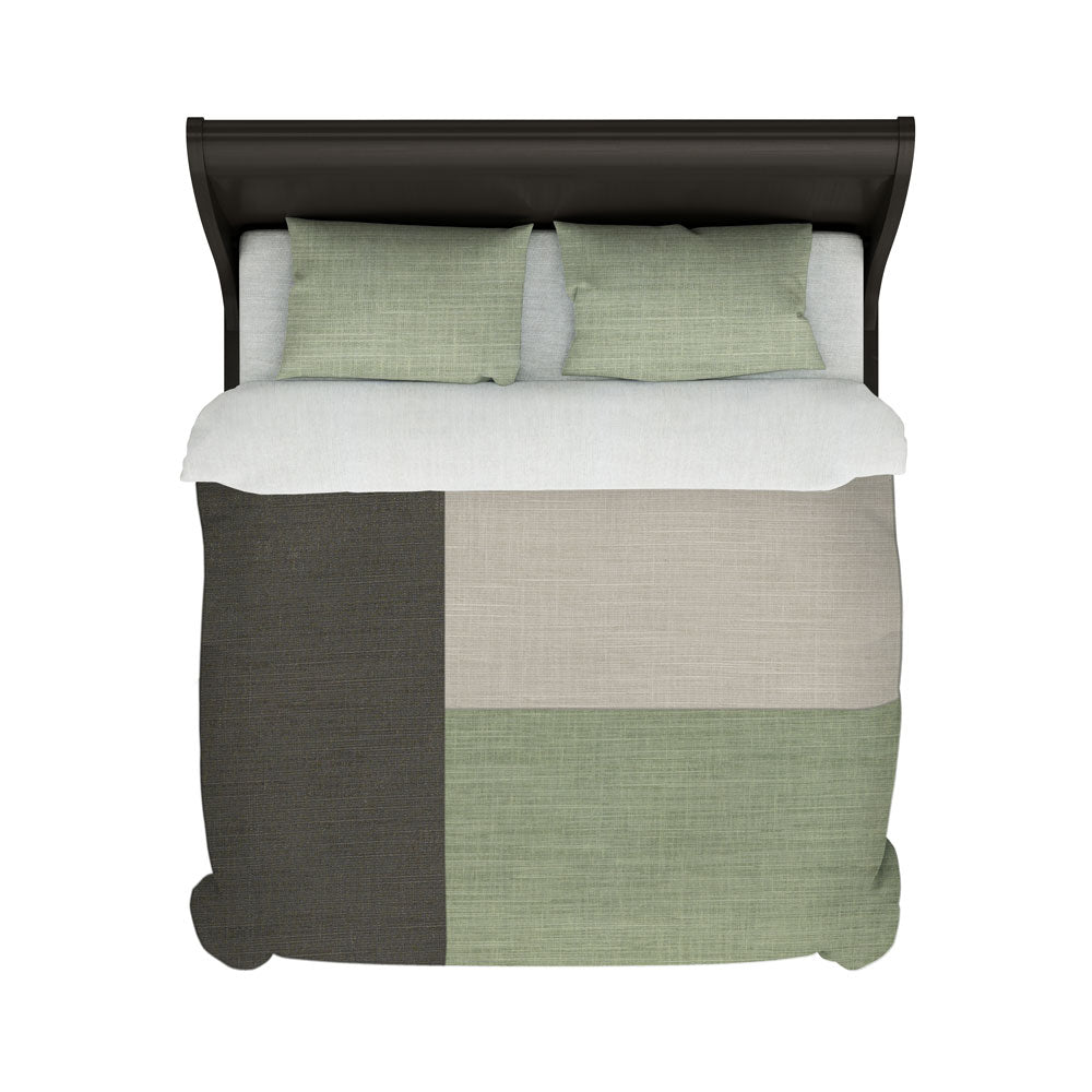 Housse de couette - Collection Colorblock - Linum Vert Pâle