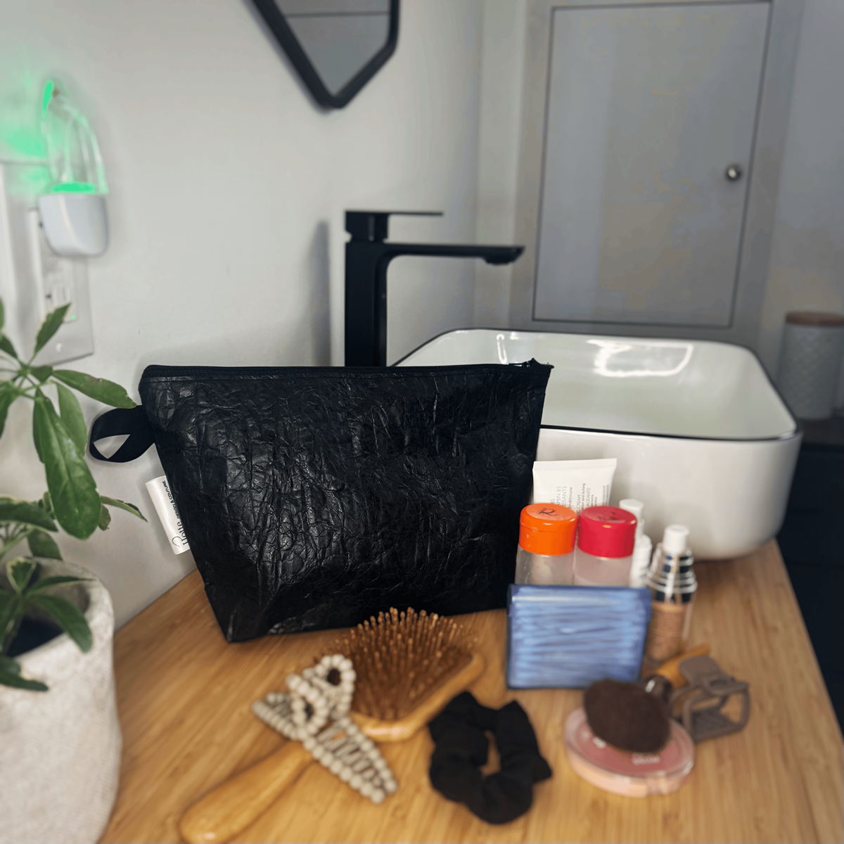 Trousse à cosmétiques - Tyvek Noir