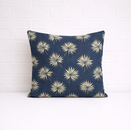 Housse de coussin - Antilles Bleu