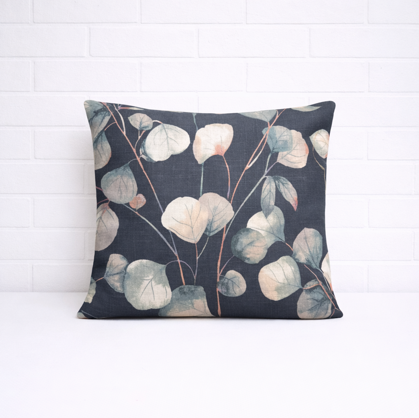 Housse de coussin - Midnight Eucalyptus