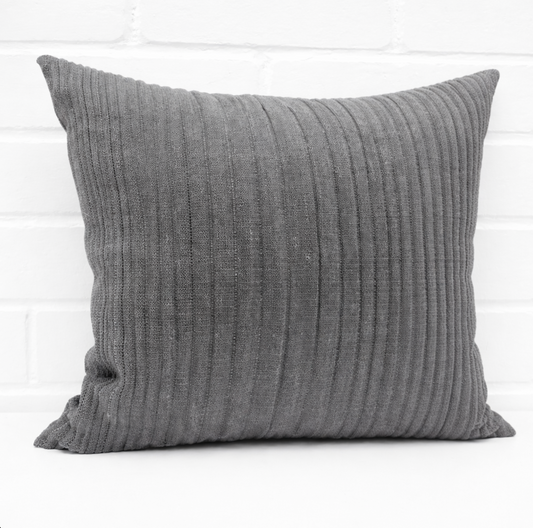 Housse de coussin - Ribbed Grey