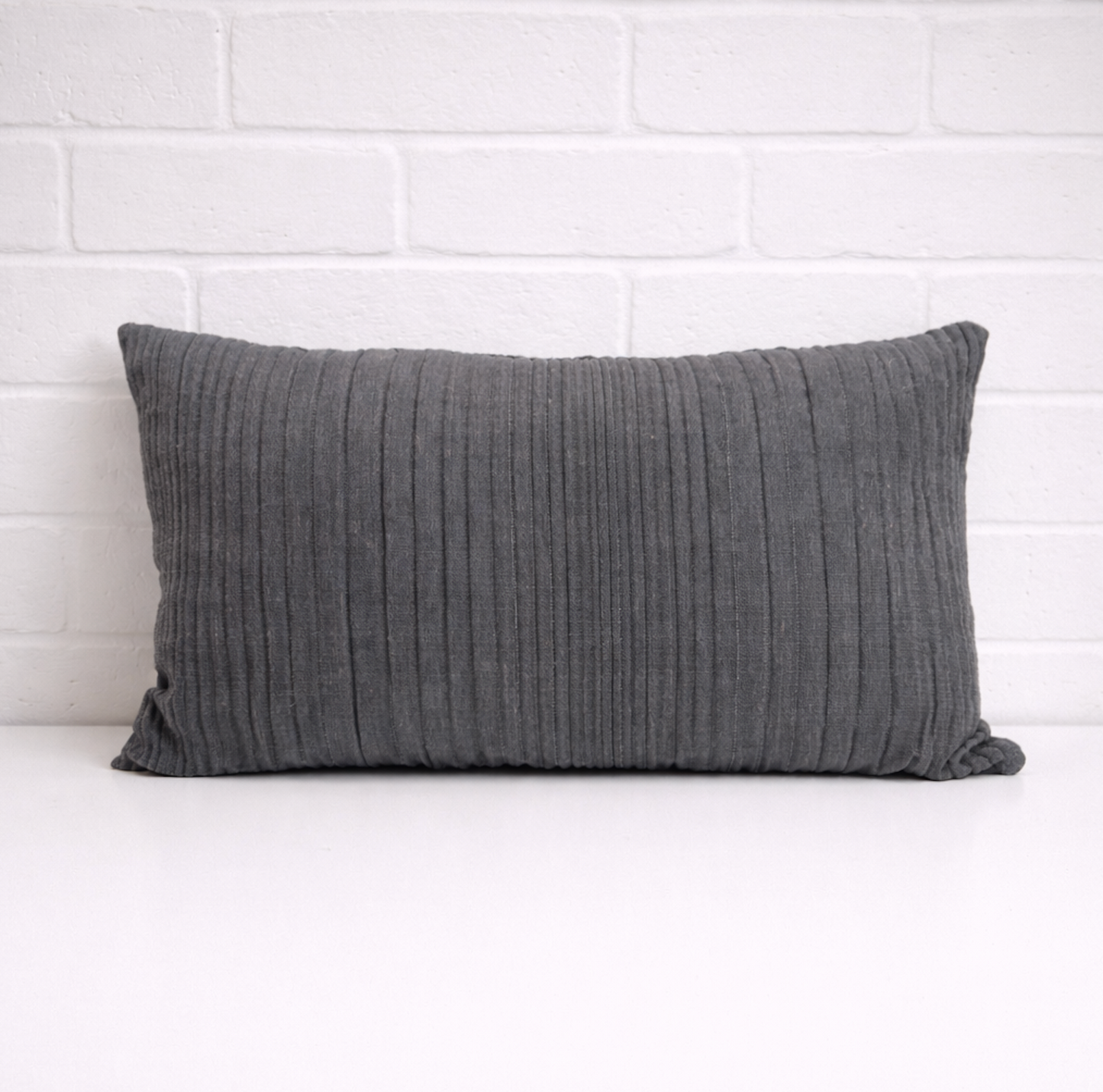 Housse de coussin - Ribbed Grey