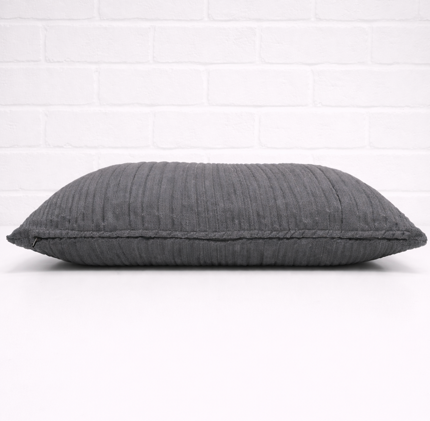Housse de coussin - Ribbed Grey