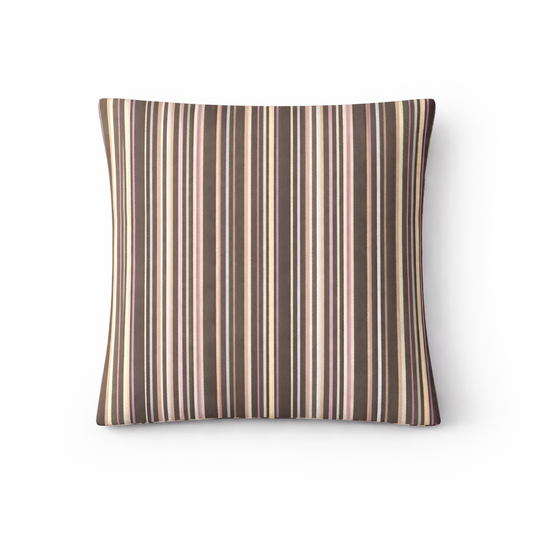 Housse de coussin - Stripes Mauve