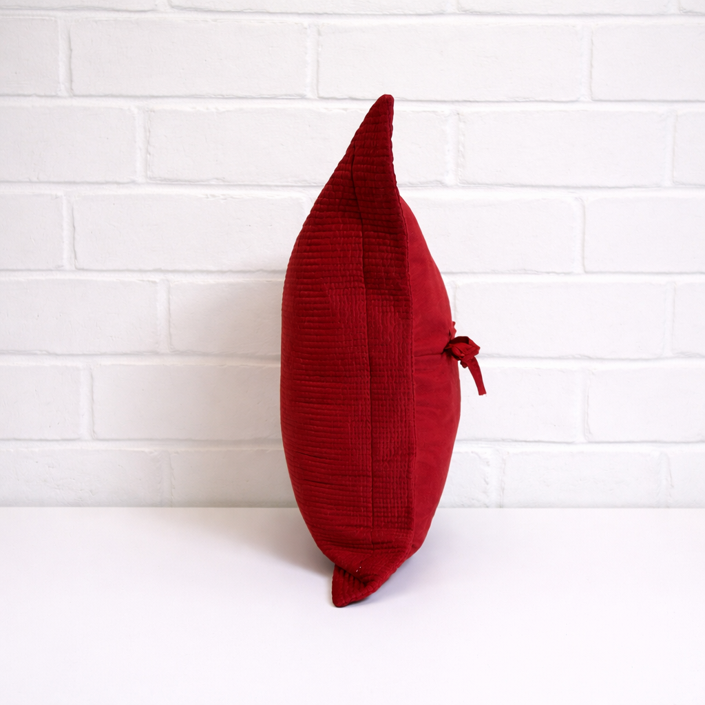 Cache-oreiller Red matelassé