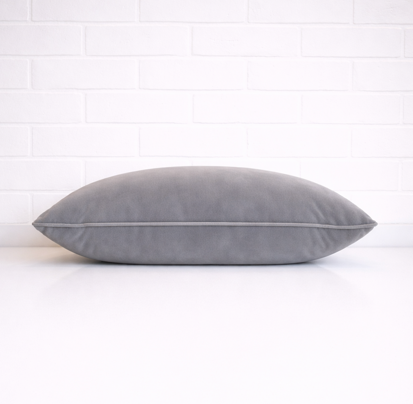 Coussin - Bloc Gris velours