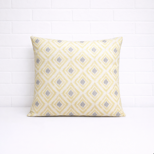 Housse de coussin - Losange Jaune