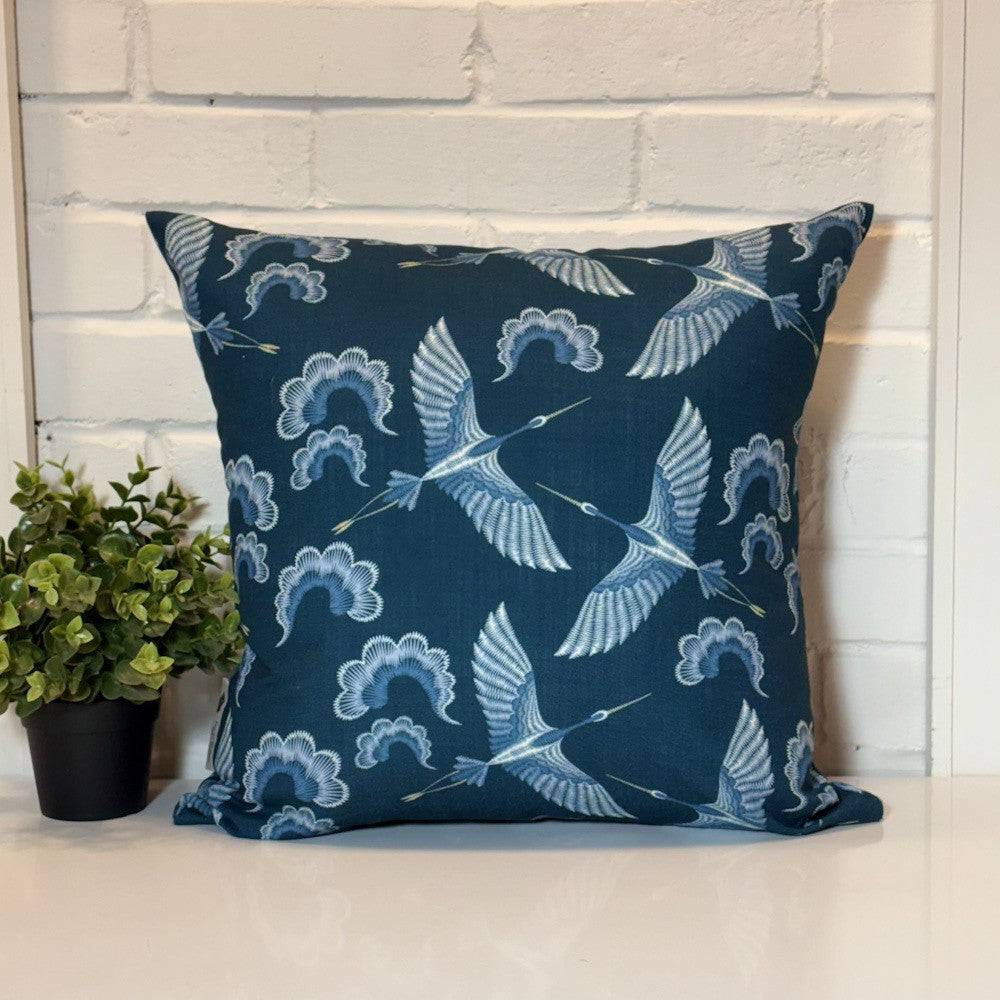 Housse de coussin - Okiya Bleu