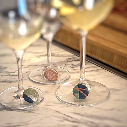 Marqueurs de verre en tissu – Ensemble de 4