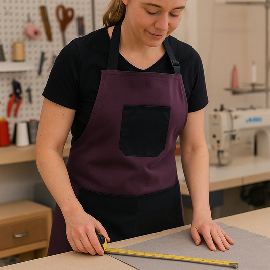 Tablier tout usage - mauve Raisin