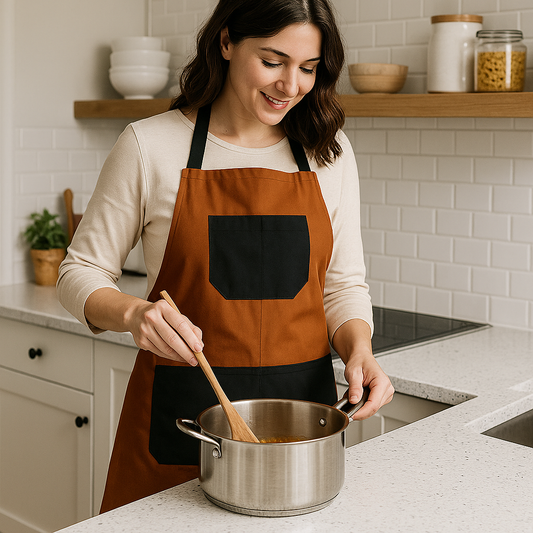 Tablier tout usage - Orange Rouille