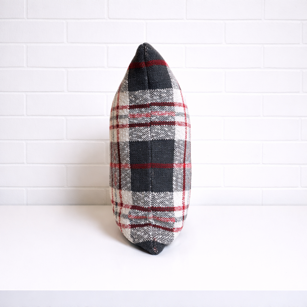 Housse de coussin - Tricot Carreaux