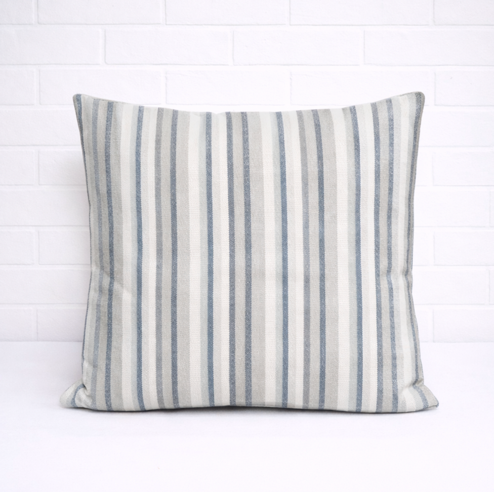 Housse de coussin - Stripes grise