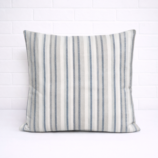 Housse de coussin - Stripes grise