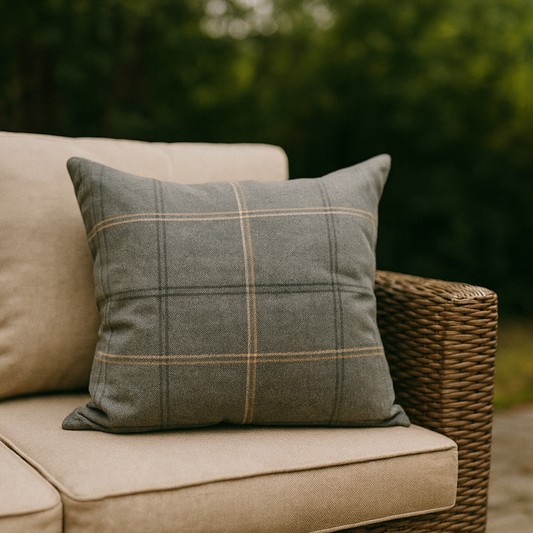 Housse de coussin Extérieur - Sunbrella Paradigm Stone