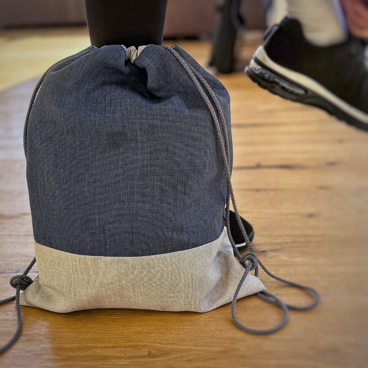 Baluchon Colorblock - Bleu foncé & Gris