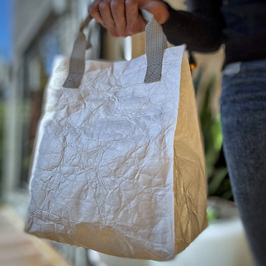 Sac à lunch réutilisable - Tyvek Blanc
