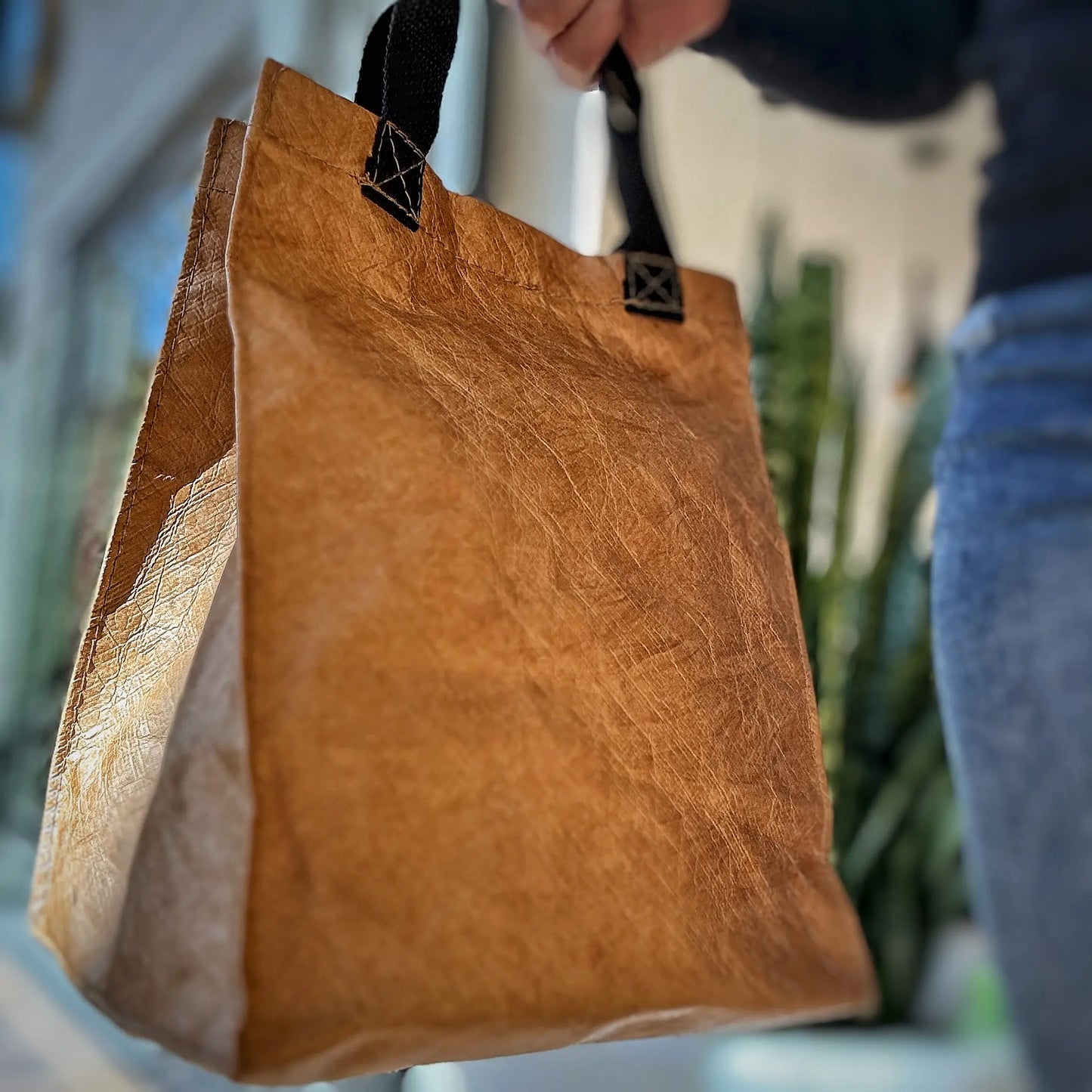 Sac à lunch réutilisable - Tyvek Naturel
