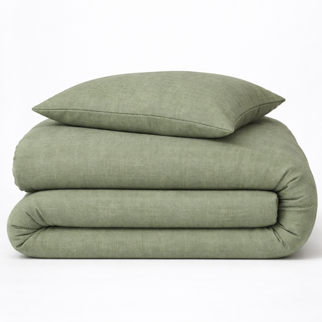 Housse de couette Ambition Sauge