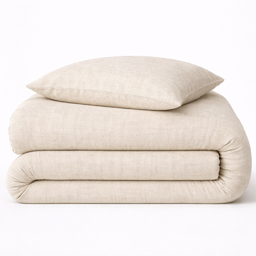 Housse de couette Exposition Lin Naturel
