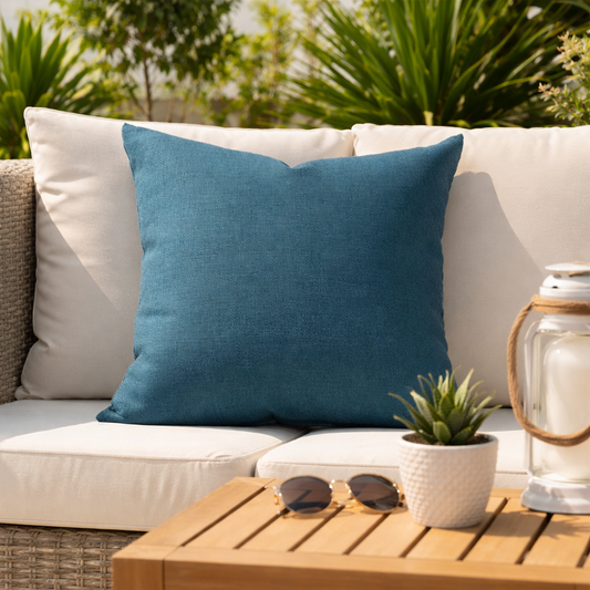 Housse de coussin extérieur - Sunbrella Blend Lagoon