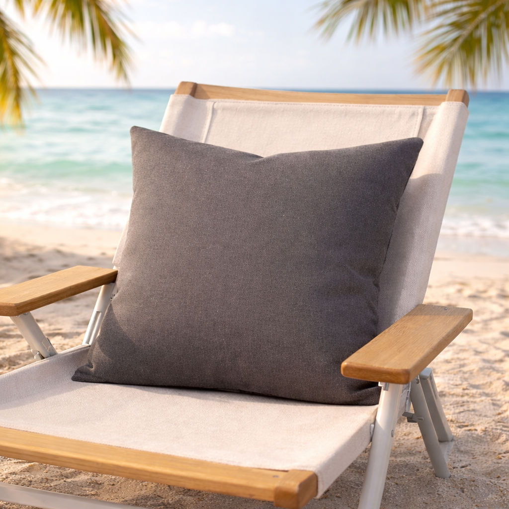 Housse de coussin Extérieur - Sunbrella Canvas Charcoal