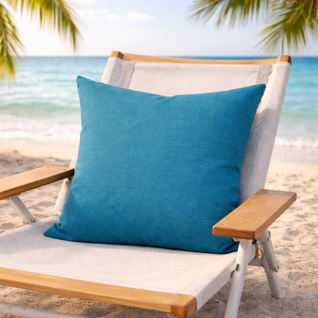 Housse de coussin Extérieur - Sunbrella Canvas Deep Sea