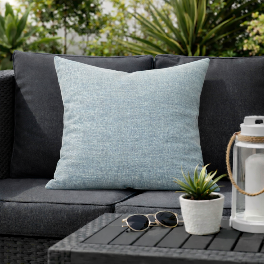 Housse de coussin Extérieur - Sunbrella Cast mist